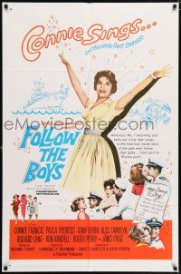 5r329 FOLLOW THE BOYS 1sh '63 Connie Francis sings and the whole Navy fleet swings!