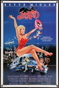 5r535 JINXED 1sh '82 directed by Don Siegel, sexy Bette Midler gambling artwork!