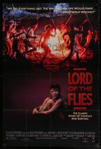 5r635 LORD OF THE FLIES 1sh '90 Balthazar Getty in William Golding's classic novel!