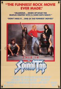 5r917 THIS IS SPINAL TAP 1sh '84 Rob Reiner heavy metal rock & roll cult classic!