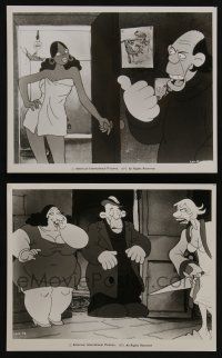5s934 HEAVY TRAFFIC 2 8x10 stills '73 Ralph Bakshi adult cartoon, great artwork!