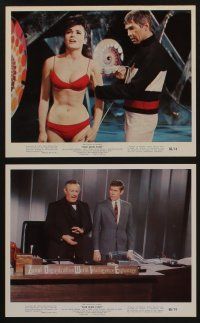 5s030 OUR MAN FLINT 11 color 8x10 stills '66 James Coburn, Lee J. Cobb, James Bond spy spoof!