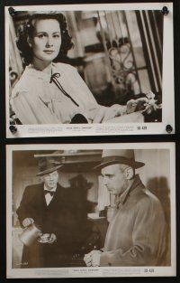 5s466 WALK SOFTLY STRANGER 9 8x10 stills '50 Joseph Cotten & pretty Alida Valli, film noir!
