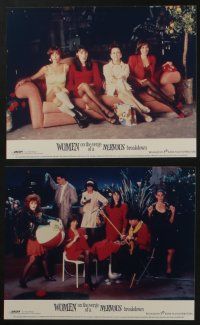5s126 WOMEN ON THE VERGE OF A NERVOUS BREAKDOWN 8 color English FOH LCs '88 Pedro Almodovar!