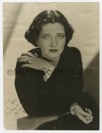 5t240 KAY FRANCIS signed deluxe 8.75x11.75 still '32 head & shoulders portrait of the sexy star!