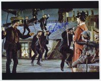 5t549 DICK VAN DYKE signed color 8x10 REPRO still '80s wonderful rooftop scene from Mary Poppins!