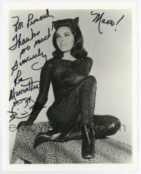 5t647 LEE MERIWETHER signed 8x10 REPRO still '80s great portrait in sexy Catwoman costume!