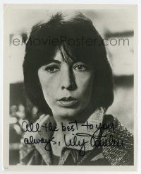 5t648 LILY TOMLIN signed 8x10 REPRO still '80s head & shoulders close up of the comic actress!