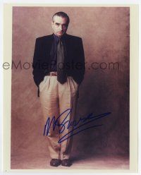 5t664 MARTIN SCORSESE signed color 8x10 REPRO still '00s full-length portrait of the great director!