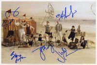 5t288 MODERN FAMILY signed color 8x12 REPRO still '10s by creator Steve Levitan & FIVE top cast!