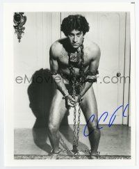 5t695 PAUL MICHAEL GLASER signed 8x10 REPRO still '80s in shackles & chains when he played Houdini!