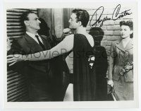 5t697 PHYLLIS COATES signed 8x10 REPRO still '80s great image as Lois Lane behind Superman!