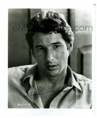 5t706 RICHARD GERE signed 8x10 REPRO still '80s great youthful portrait from Beyond The Limit!