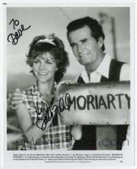5t456 SALLY FIELD signed 8x10 still #6 '85 great close up with James Garner in Murphy's Romance!