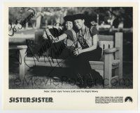 5t459 SISTER SISTER signed 8x10 still '94 by BOTH Tia Mowry-Hardrict AND Tamera Mowry-Housley!