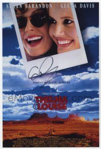 5t282 SUSAN SARANDON signed 8x12 REPRO '00s on a great poster image from Thelma & Louise!