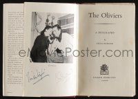 5t215 OLIVIERS signed English hardcover book '53 by BOTH Laurence Olivier AND Vivien Leigh!