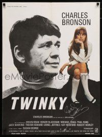 5t174 LOLA signed French 23x31 '70 by director Richard Donner, Twinky, Susan George, Charles Bronson