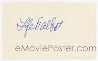 5t331 LYLE TALBOT signed 3x5 index card '80s can be framed & displayed with a repro still!
