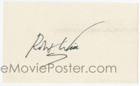 5t336 ROBERT WISE signed 3x5 index card '70s can be framed & displayed with a repro still!