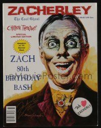 5t256 JOHN ZACHERLE signed magazine '98 cool cover art by Basil Gogos, for his 80th birthday bash!