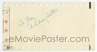 5t295 AUDREY TOTTER signed 4x8 printer paper '70s can be framed & displayed with a repro still!