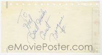 5t297 ERNEST BORGNINE signed 4x8 printer paper '70s can be framed & displayed with a repro still!