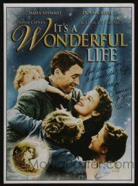 5t204 KAROLYN GRIMES 11x15 REPRO '00s she played Zuzu in It's a Wonderful Life, great image!