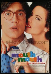 5t152 MOUTH TO MOUTH signed 1sh '97 by director Manuel Gomez Pereira, c/u of Javier Bardem!