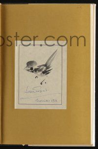 5t212 JOHN GIELGUD signed bookplate in hardcover book '72 his book Distinguished Company!