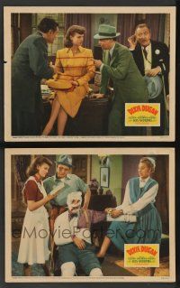 5w941 DIXIE DUGAN 2 LCs '43 pretty Lois Andrews, Charlotte Greenwood & Charlie Ruggles!