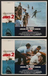 5w956 JAWS 2 2 LCs '78 Roy Scheider, Lorraine Gary, just when you thought it was safe!