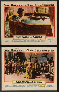 5w981 SOLOMON & SHEBA 2 LCs '59 super sexy Gina Lollobrigida naked in bathtub and in ceremony!