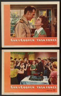 5w987 TASK FORCE 2 LCs '49 great images of Gary Cooper & Jane Wyatt in World War II!