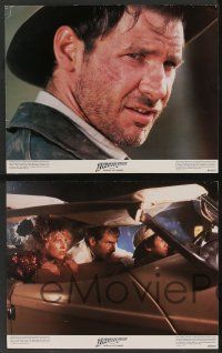 5w236 INDIANA JONES & THE TEMPLE OF DOOM 8 color 11x14 stills '84 Harrison Ford, Kate Capshaw!