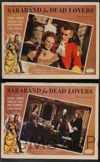 5w720 SARABAND FOR DEAD LOVERS 5 English LCs '48 Ealing, Granger in a spectacle of adventure!
