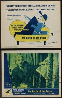 5w052 BATTLE OF THE SEXES 8 LCs '60 Peter Sellers, Robert Morley, English sexy comedy!