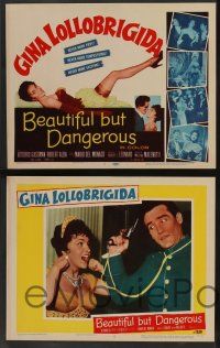 5w055 BEAUTIFUL BUT DANGEROUS 8 LCs '57 great images of super sexy Gina Lollobrigida!