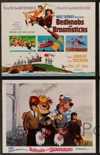 5w010 BEDKNOBS & BROOMSTICKS 9 LCs '71 Walt Disney, Angela Lansbury, David Tomlinson & children!