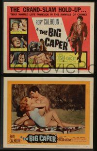 5w064 BIG CAPER 8 LCs '57 Rory Calhoun & sexy Mary Costa, the boodle... and the blonde!!