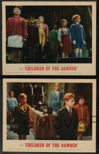 5w106 CHILDREN OF THE DAMNED 8 LCs '64 beware the creepy kid's eyes that paralyze!