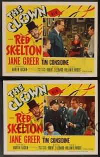 5w777 CLOWN 4 LCs '53 great wacky images of Red Skelton, gorgeous Jane Greer!