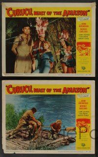 5w666 CURUCU, BEAST OF THE AMAZON 5 LCs '56 Universal horror, Bromfield, Beverly Garland!