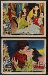 5w583 DESERT HAWK 6 LCs '50 sexy Yvonne De Carlo, Lois Andrews, slaves in Palace of 1000 Delights!