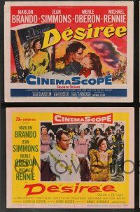 5w130 DESIREE 8 LCs '54 Marlon Brando as Napoleon with pretty Merle Oberon as Josephine!
