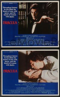 5w788 DRACULA 4 LCs '79 Laurence Olivier, Bram Stoker, cool vampire Frank Langella in title role!