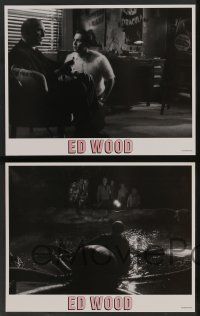 5w672 ED WOOD 5 LCs '94 Tim Burton, wacky image of cross-dressing Johnny Depp, mostly true!