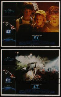 5w147 E.T. THE EXTRA TERRESTRIAL 8 LCs '82 Steven Spielberg classic, Henry Thomas, Drew Barrymore!