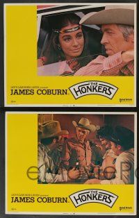 5w217 HONKERS 8 LCs '72 James Coburn, Lois Nettleton, cool images of wild bronc riding, calf roping