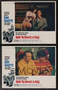 5w478 HOW TO FRAME A FIGG 7 LCs '71 Joe Flynn, wacky comedy images of Don Knotts!